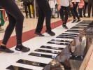 Street festival with Giant Piano Artists 
