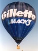 Mongolfiera pubblicitaria Gillette pubblicità aerea per eventi - Prestige Eventi
