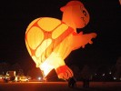Balloon ride in Italy: Night Glow