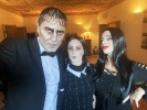 La Famiglia Addams con Gomez, Morticia, Lurch e Mercoledì