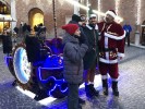 Slitta di Babbo Natale con luci 