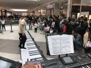 Street Performers on the Walking Piano 