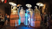 LED stilt walkers