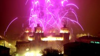 Feux d'artifice sur les monuments