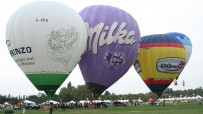 Advertising balloon ride in Italy