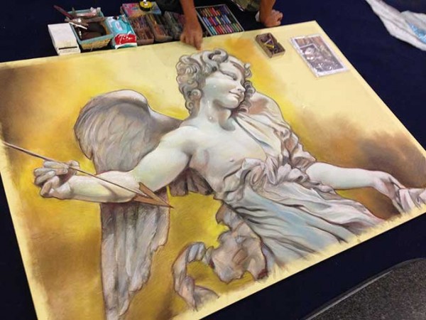 I dipinti su strada degli Artisti Madonnari