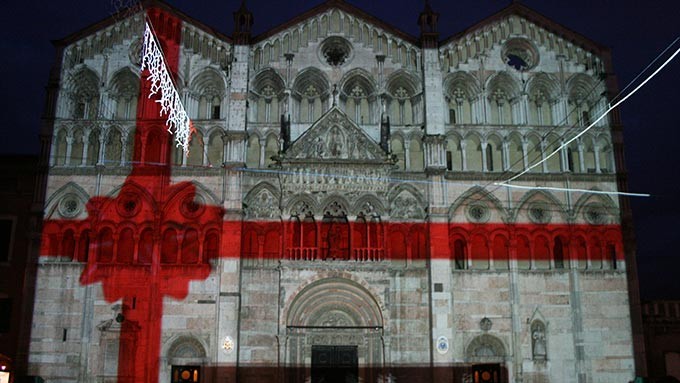 Organizzazione spettacoli di grandi proiezioni su monumenti e palazzi per Natale - Prestige Eventi