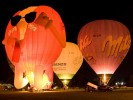 Balloon ride in Italy: Night Glow