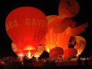 Balloon ride in Italy: Night Glow