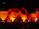 Balloon ride in Italy: Night Glow