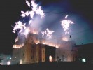 Spettacolo pirotecnico musicale su monumento - Incendio Castello Estense di Ferrara - Prestige Eventi