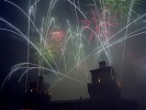 Feux d'artifice sur les monuments