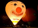 Balloon ride in Italy: Night Glow