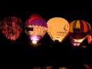 Balloon ride in Italy: Night Glow