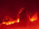 Spettacolo pirotecnico musicale su monumento - Incendio Castello Estense di Ferrara - Prestige Eventi