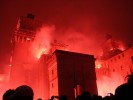 Spettacolo pirotecnico musicale su monumento - Incendio Castello Estense di Ferrara - Prestige Eventi