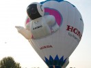 Advertising balloon ride in Italy 