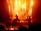 Spettacolo pirotecnico musicale su monumento - Incendio Castello Estense di Ferrara - Prestige Eventi