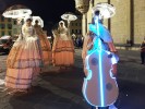 LED stilt walkers