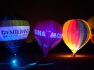 Balloon ride in Italy: Night Glow