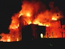 Spettacolo pirotecnico musicale su monumento - Incendio Castello Estense di Ferrara - Prestige Eventi