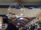 Big light bubbles show