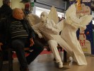 White living statues