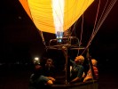 Balloon ride in Italy: Night Glow